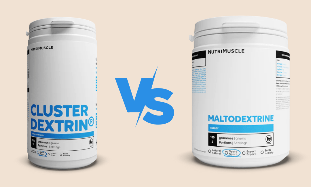 Comparaison Maltodextrine et cluster dextrin