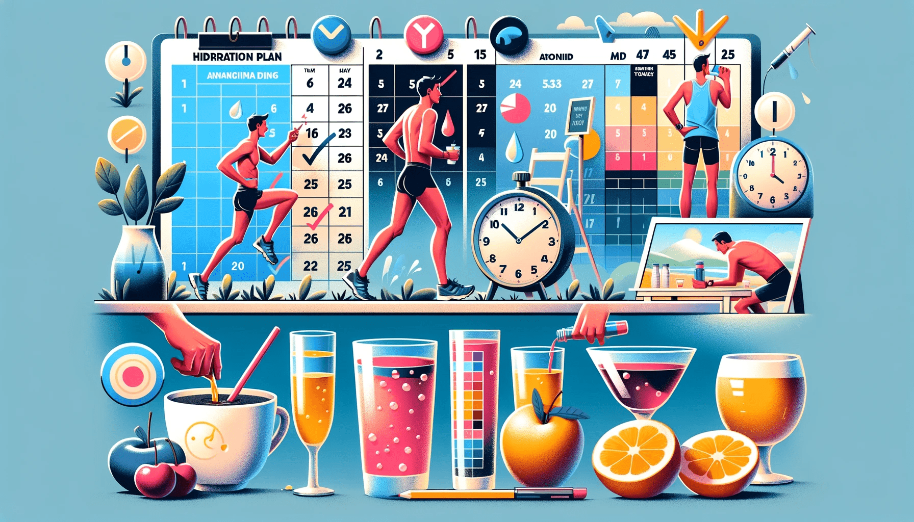 Comment gérer l'hydratation les jours avant ma course d'endurance