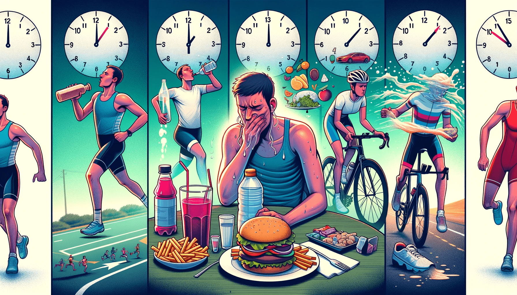 Les 5 erreurs nutritionnelles courantes en course à pied, en trail , en cyclisme et en triathlon