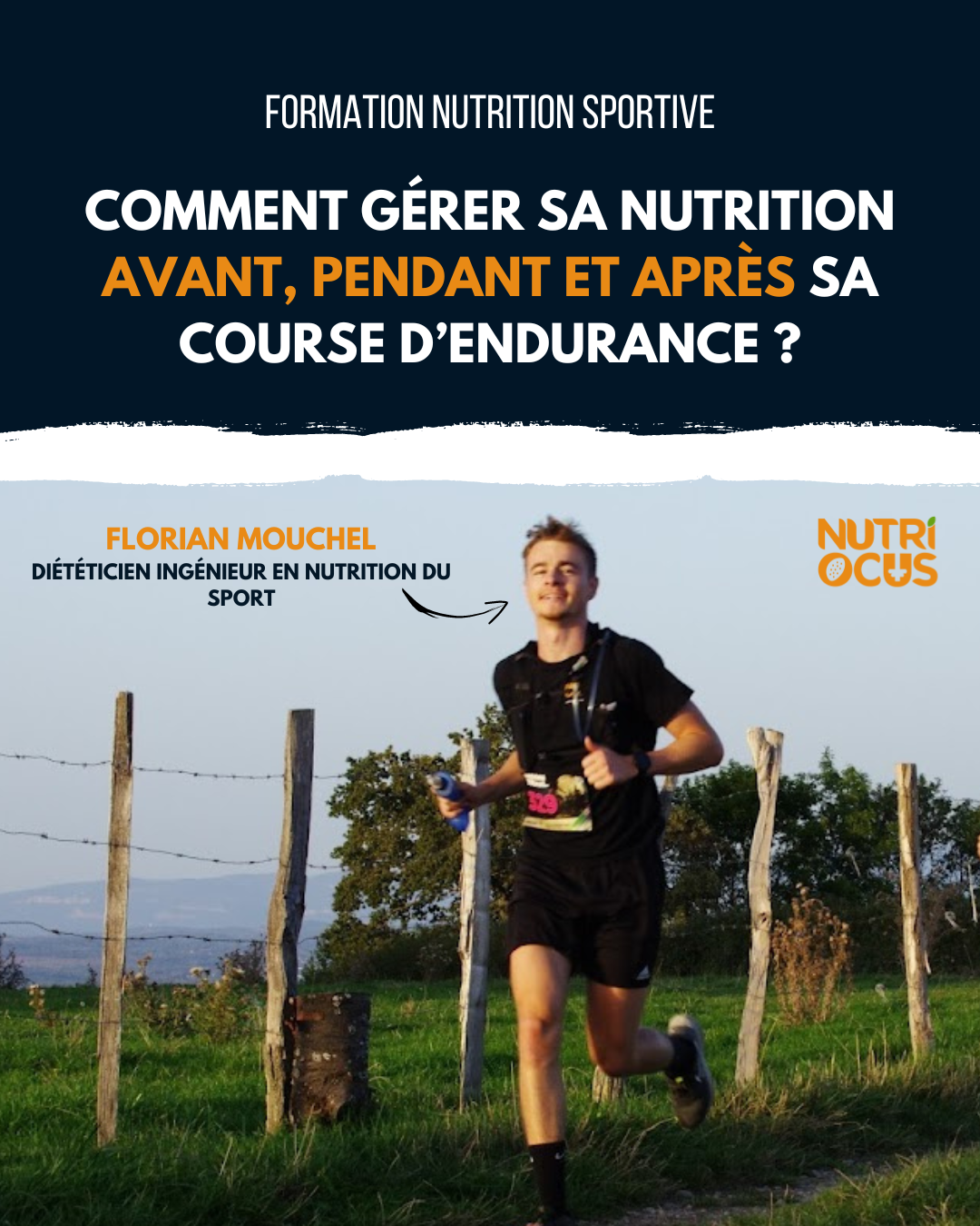 Formation nutrition sportive comment s'alimenter avant, pendant et après sa course d'endurance