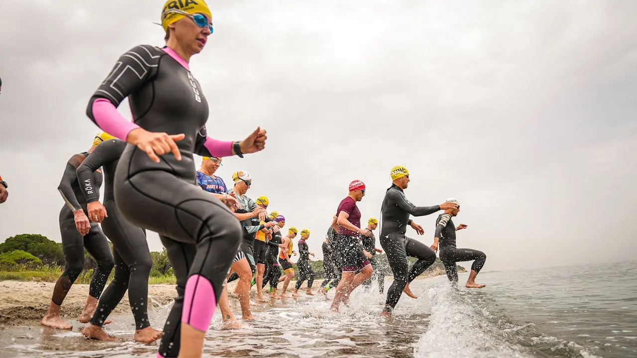 Sur la natation, il n'y a pas besoin de prendre de boisson énergétiques, de gels énergétiques
