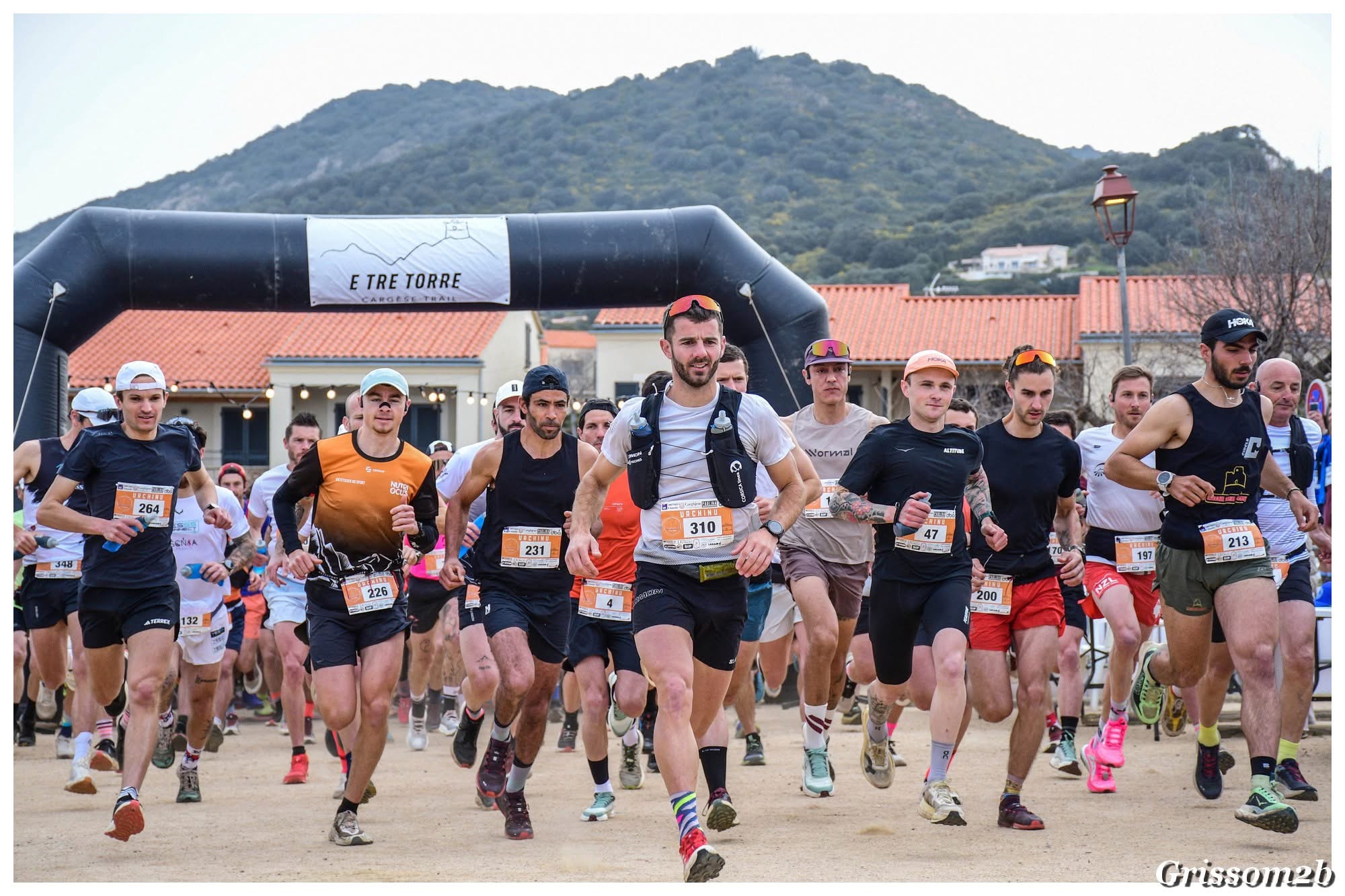 Départ de la course E Tre Torre